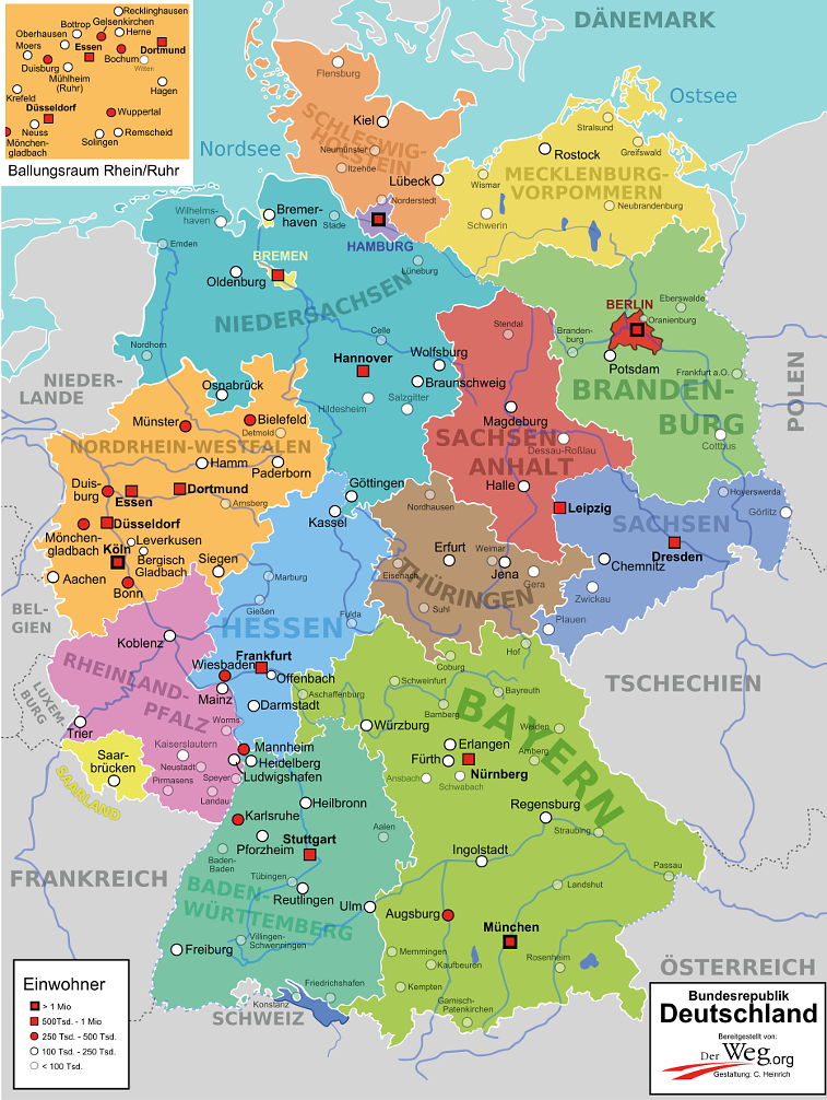 große landkarte deutschland Deutschlandkarte Der Weg große landkarte deutschland